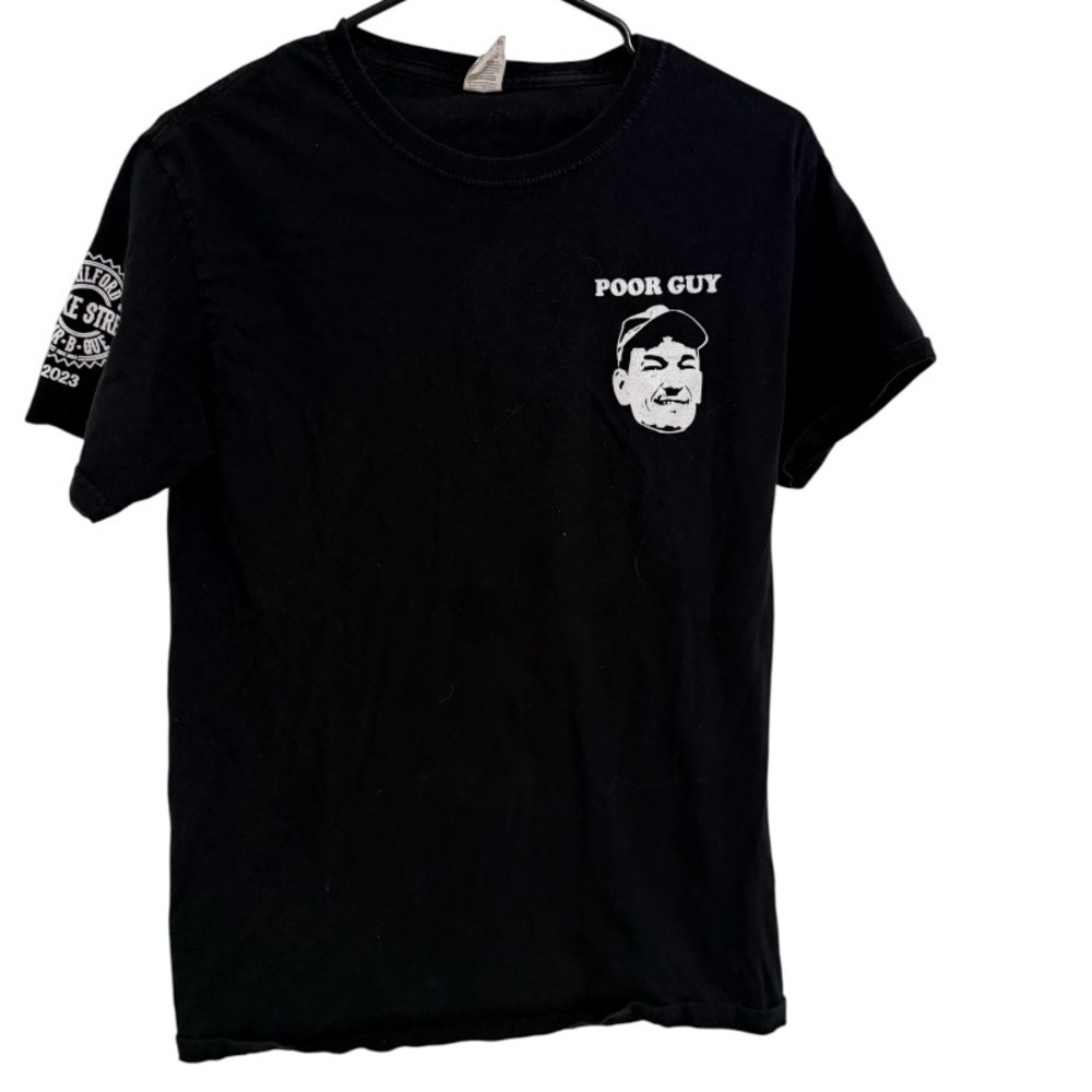 Fruit Of The Loom Milford Michigan Smoke Street Barbecue Tee Black Size Small